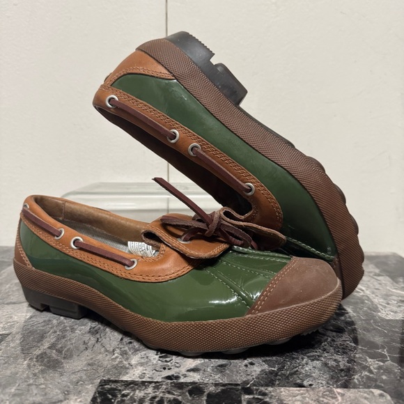 UGG Australia Ashdale 1898 Green Waterproof Duck Shoes Womens Sz 6.5 Sherpa - Picture 3 of 11